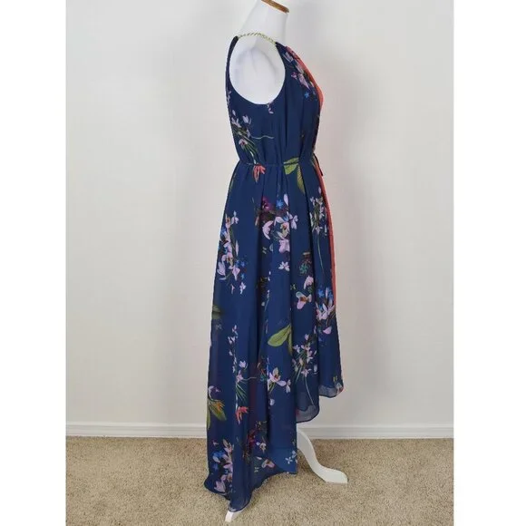 Ted Baker HANIE Two-Tone Floral Maxi Dress - 2 - Picture 8 of 10